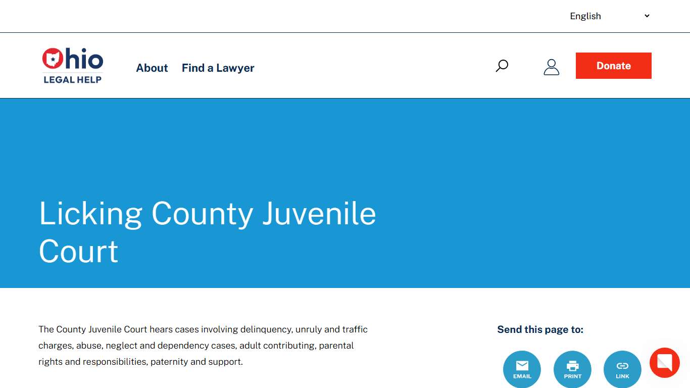 Licking County Juvenile Court | Ohio Legal Help